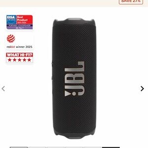 JBL Portable Bluetooth Speaker in Black with Bronze Logo